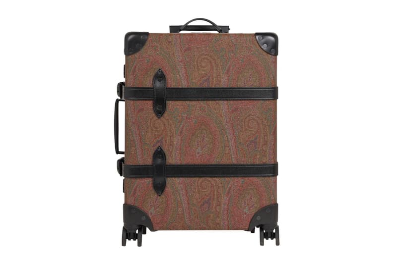 Globe Trotter ETRO arnica suitcase cross body bag collaboration Release Info