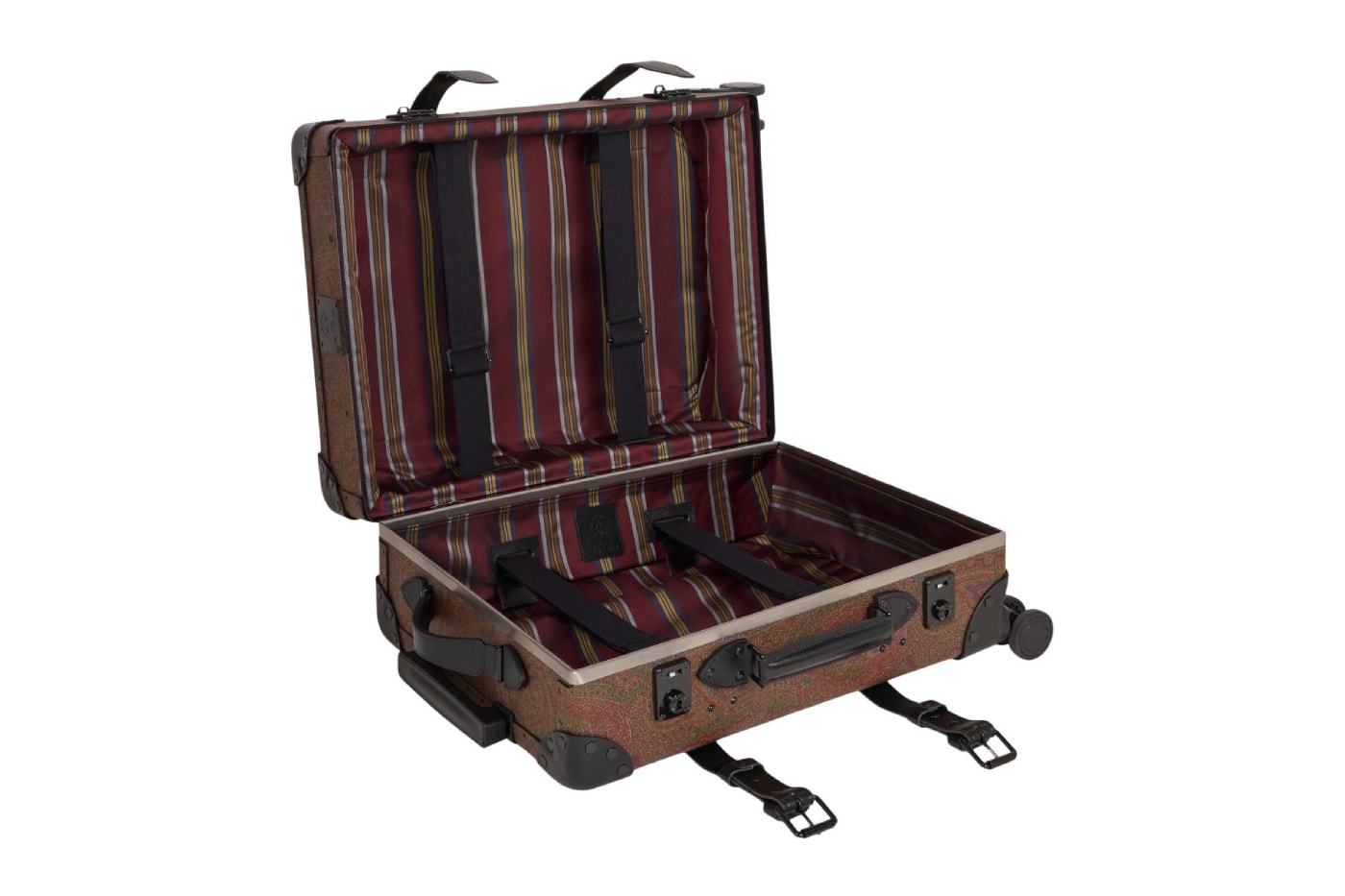 Globe Trotter ETRO arnica suitcase cross body bag collaboration Release Info
