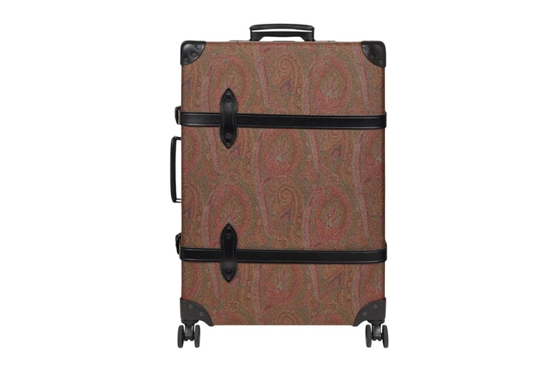 Globe Trotter ETRO arnica suitcase cross body bag collaboration Release Info