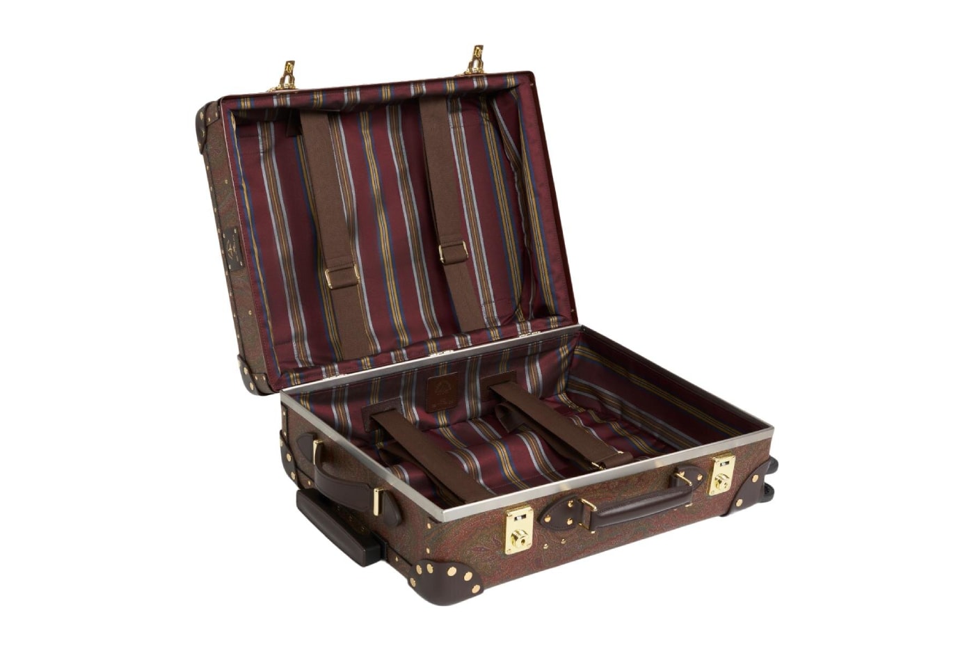 Globe Trotter ETRO arnica suitcase cross body bag collaboration Release Info
