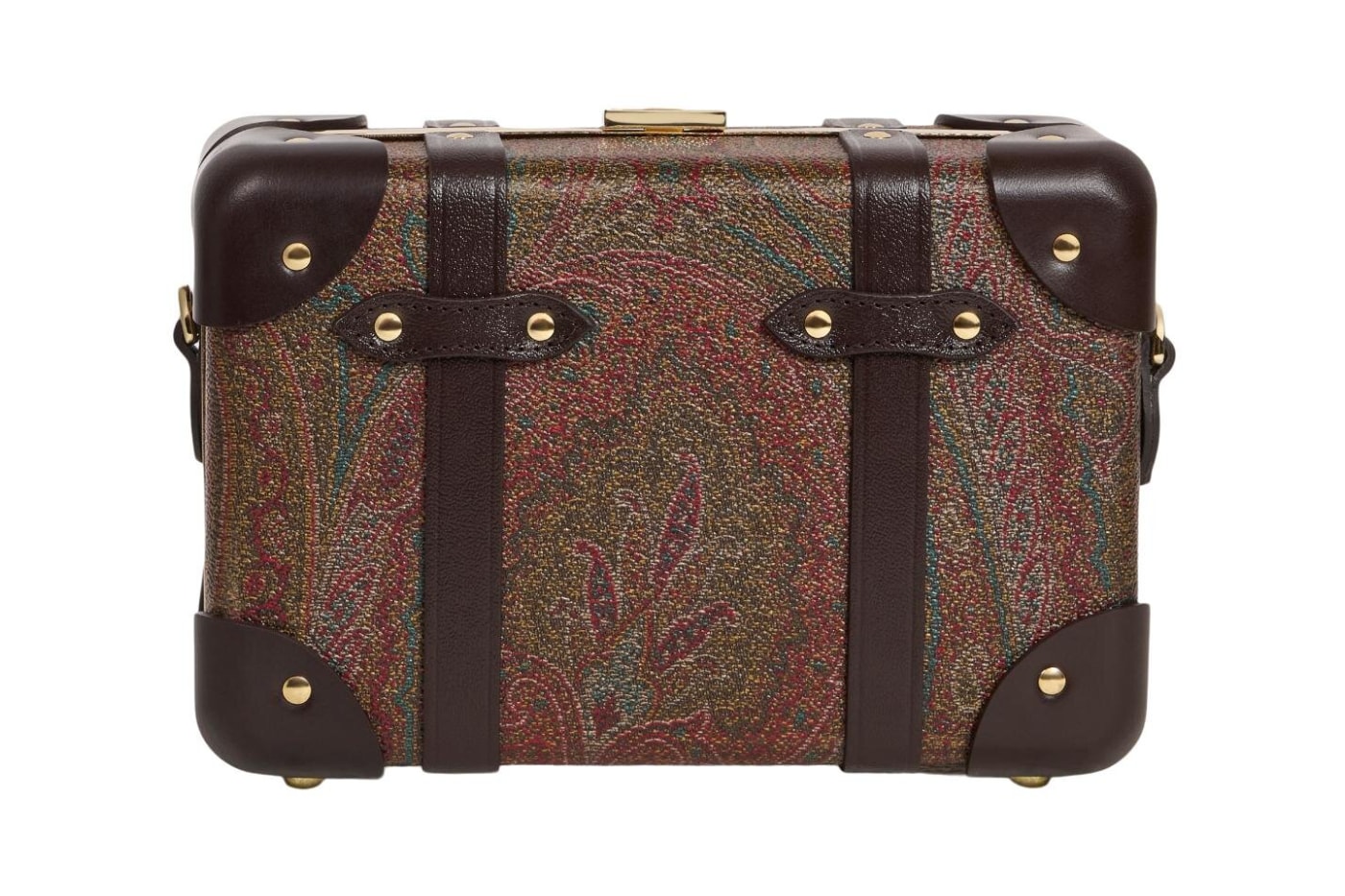 Globe Trotter ETRO arnica suitcase cross body bag collaboration Release Info