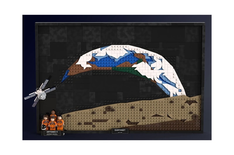 This LEGO Ideas Submission Turns the Artemis II Mission Into Brick-Built Wall Art