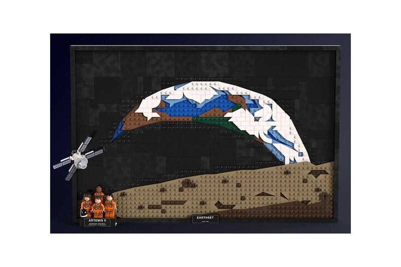 LEGO IDEAS Art Earthset Poster artemis ii Info
