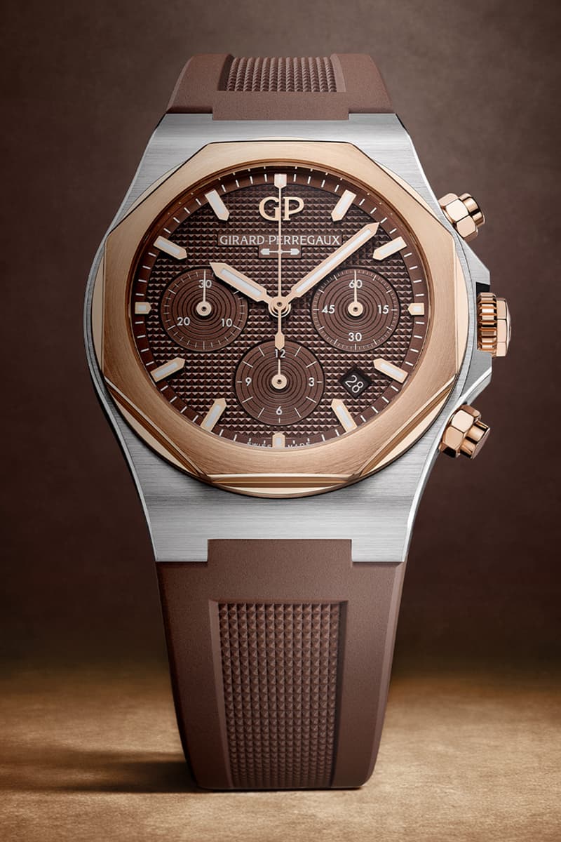 Girard-Perregaux  Laureato Chocolate Chronograph 42mm Release Info Reference 81020-56-3578-1CX