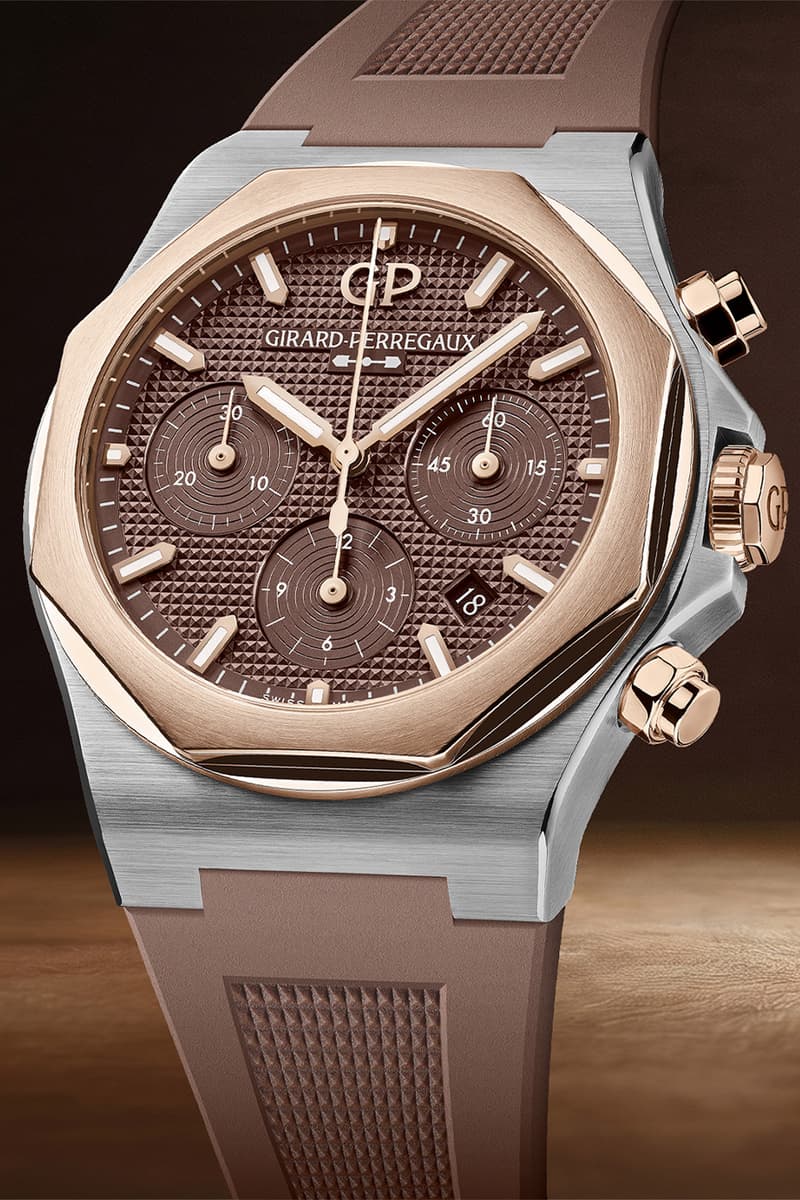 Girard-Perregaux  Laureato Chocolate Chronograph 42mm Release Info Reference 81020-56-3578-1CX