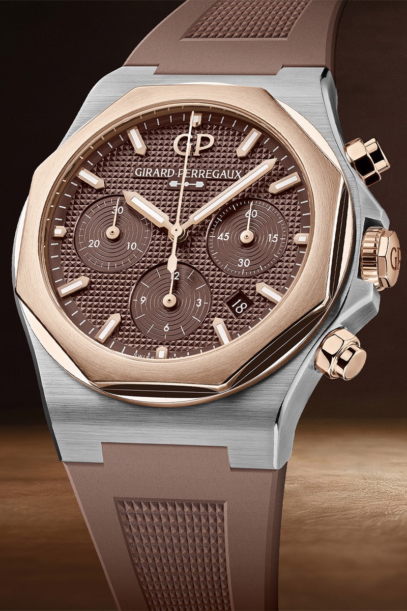 Girard-Perregaux  Laureato Chocolate Chronograph 42mm Release Info Reference 81020-56-3578-1CX