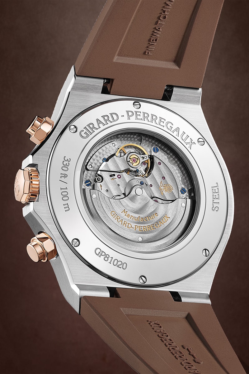 Girard-Perregaux  Laureato Chocolate Chronograph 42mm Release Info Reference 81020-56-3578-1CX