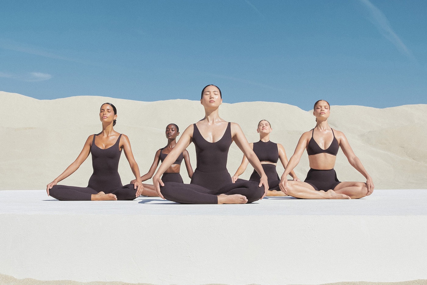 kim kardashian NikeSKIMS Studio Stretch fabric Collection campaign Release Info