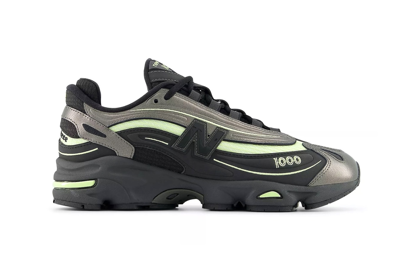 New Balance 1000 “Black Metallic/Dry Lime” Release Info U10008WZ summer 2026 nb sneakers