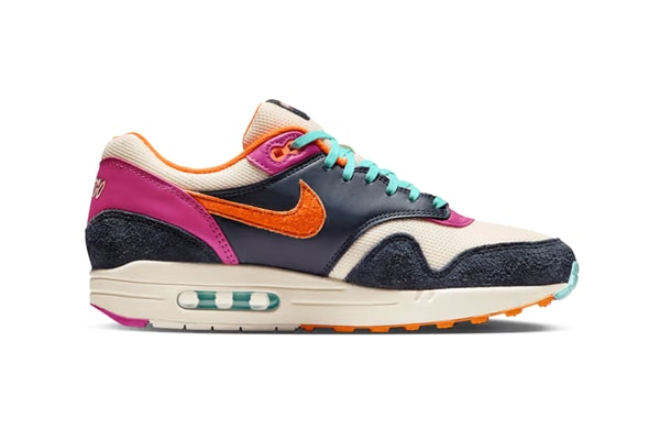 Nike Air Max 1 "San Diego Padres" Release Info Dark Obsidian/Coconut Milk/Fireberry-Magma Orange IQ2847-400