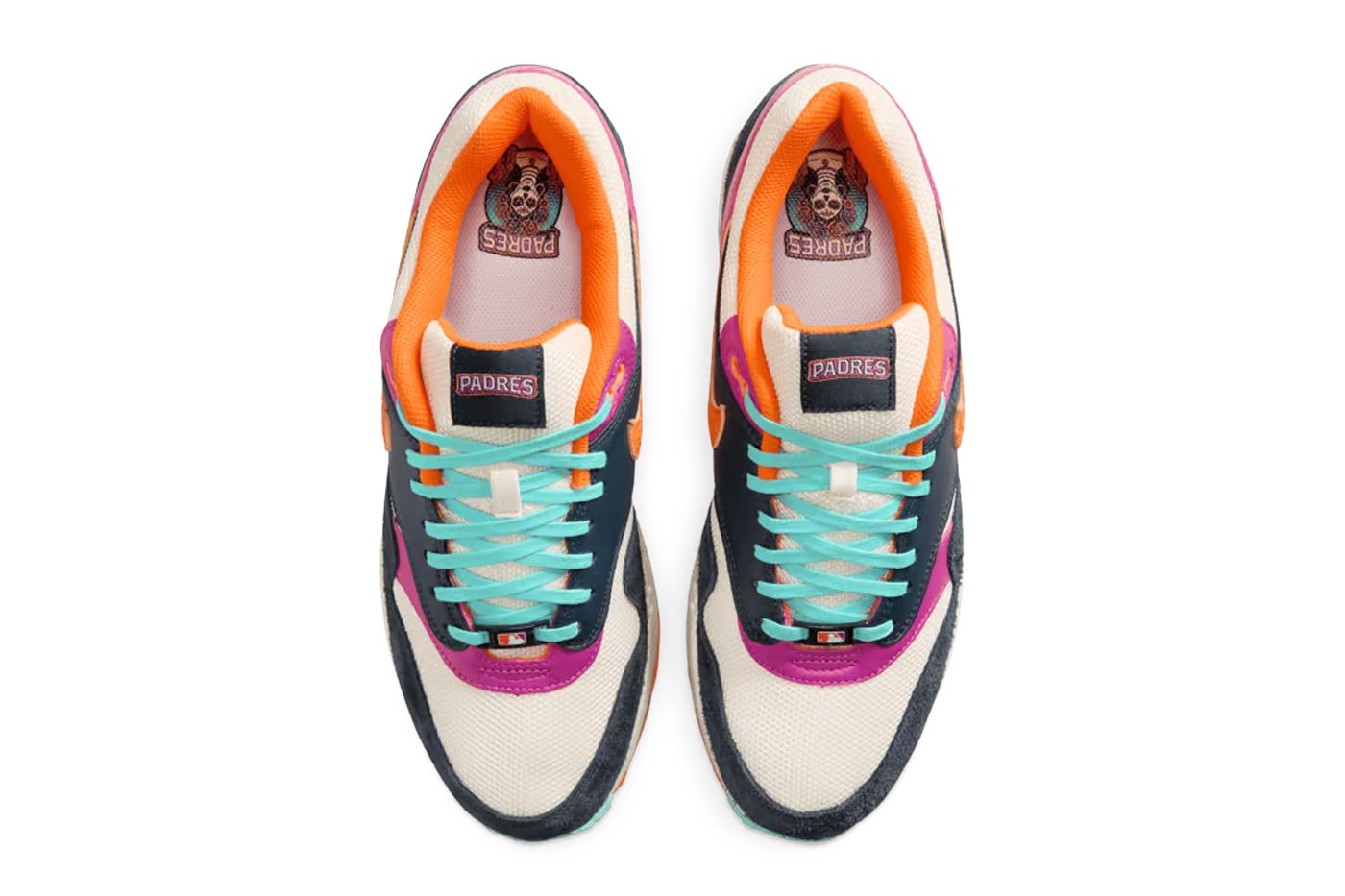 Nike Air Max 1 "San Diego Padres" Release Info Dark Obsidian/Coconut Milk/Fireberry-Magma Orange IQ2847-400