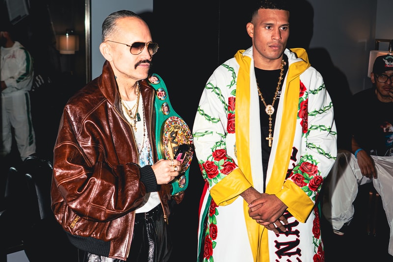 FashionWireDaily — Willy Chavarria Designed Custom Fight Night Armor for Undefeated Champion David Benavidez