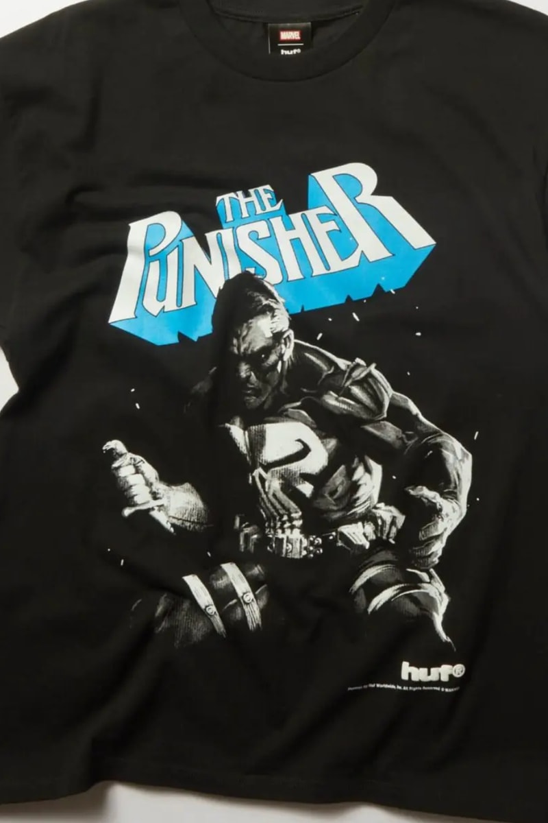 HUF MARVEL Collection Release Info Wolverine Spider-Man Venom Ghost Rider Punisher Daredevil Doctor Doom