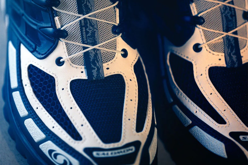Salomon ACS Pro Nami Pack Japan-exclusive sneaker featuring wave-inspired design details - detail view 2