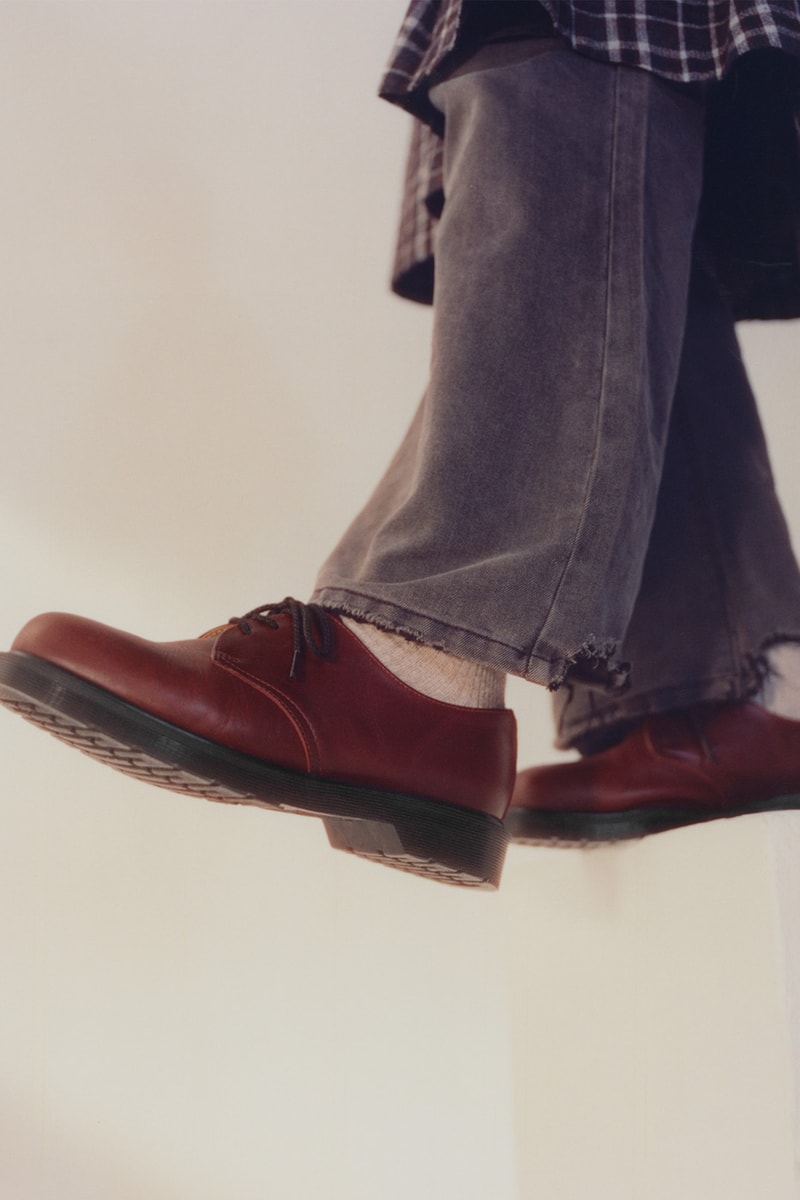 Dr Martens New 1461 Made in England Shoe green buckingham burgundy 42467300 43075600 Release Info