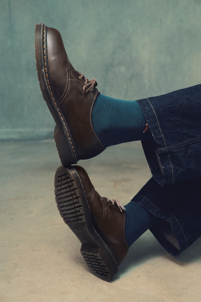 Dr Martens New 1461 Made in England Shoe green buckingham burgundy 42467300 43075600 Release Info