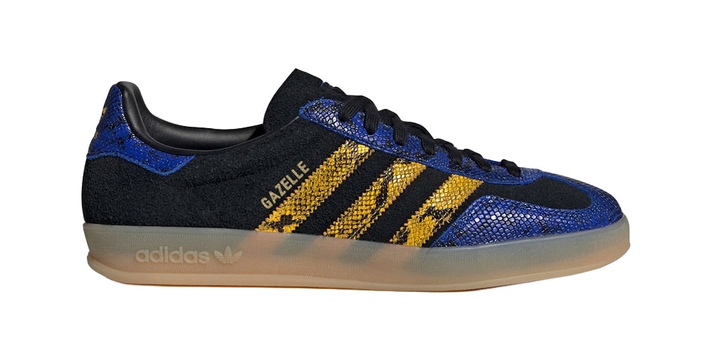 adidas Reinvigorates the Gazelle Indoor "Snakeskin" With a Suede and Reptile-Skin Palette Built for the Terrace