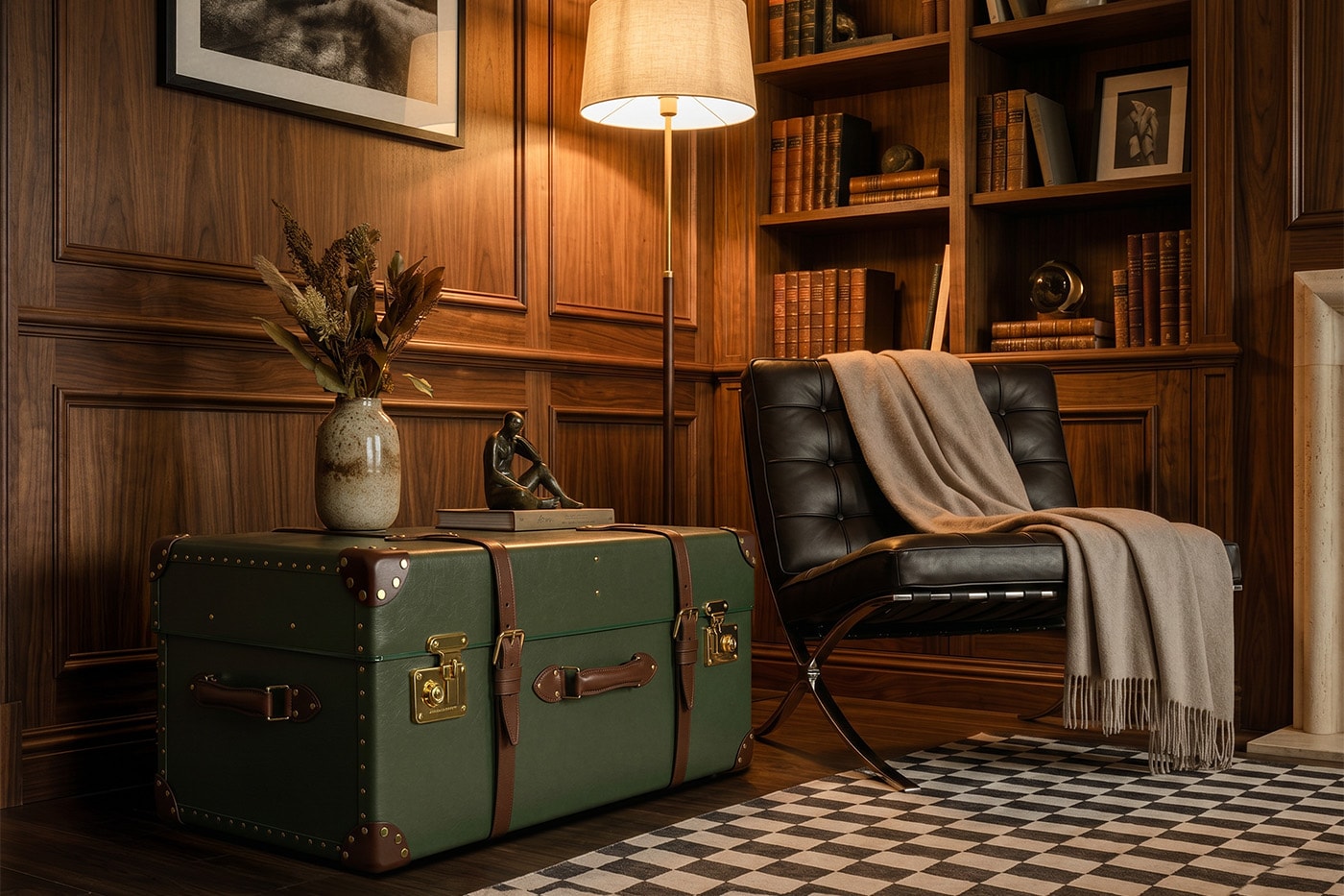 Globe-Trotter Home Collection Steamer Home Trunk