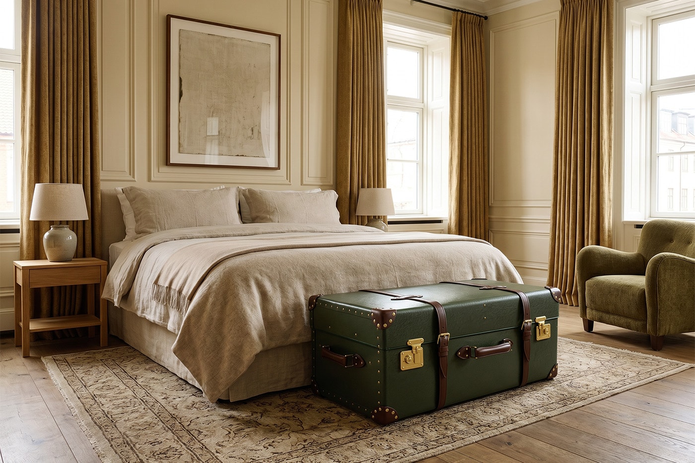 Globe-Trotter Home Collection Steamer Home Trunk