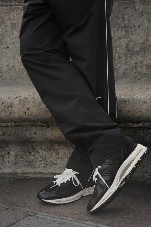 JJJJound Elevates the Tracksuit With Its Latest Drop justin saunder montreal Reflective Stripe Track Pant and Full Zip Parka