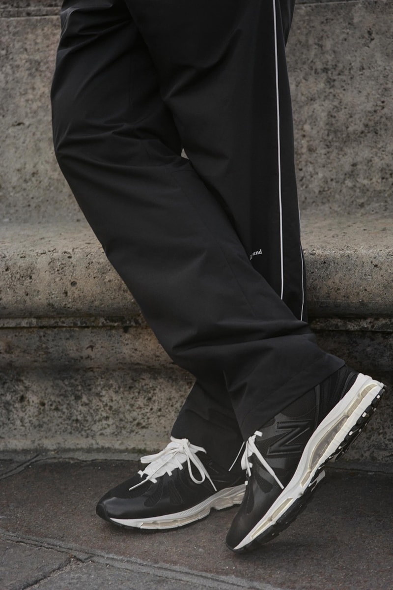 JJJJound Elevates the Tracksuit With Its Latest Drop justin saunder montreal Reflective Stripe Track Pant and Full Zip Parka