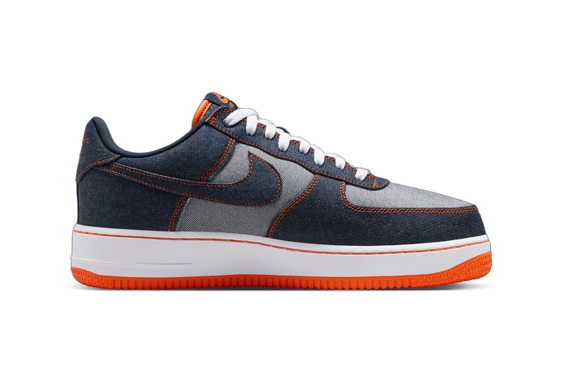 Kobe Bryant x Nike Air Force 1 Low Protro "Denim" IM1980-400 Release Info Obsidian/Safety Orange-White snkrs app