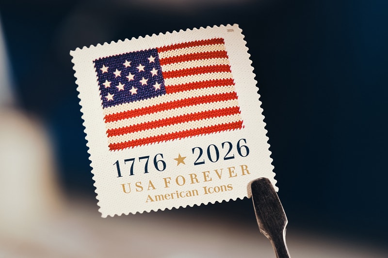 Special Delivery: Ralph Lauren Curates Historic USPS Stamp Collection for America's 250th Anniversary exclusive apparel capsule American Flag Sweater, a classic Polo Shirt, and a tailored Ball Cap united states accessories