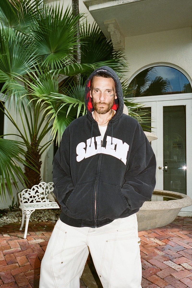 SALEM x Supreme Spring 2026 Collaboration lookbook release info american music artist group jack donoghue john holland meather marlatt chicago juke jacket hooded sweatshirt short sleeve top new era socks 
