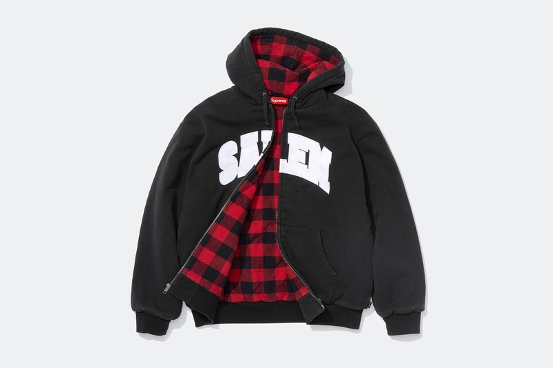 SALEM x Supreme Spring 2026 Collaboration lookbook release info american music artist group jack donoghue john holland meather marlatt chicago juke jacket hooded sweatshirt short sleeve top new era socks 