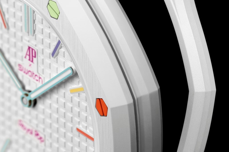 Swatch x Audemars Piguet Royal Pop Collaboration Release Info OTTO ROSSO/SSX03R100 HUIT BLANC/SSX03W100N GREEN EIGHT/SSX03G100N BLAUE ACHT/SSX03L101N  ORENJI HACHI/SSX03L103N LAN BA/SSX03L100N  OCHO NEGRO/SSX03W101N OTG ROZ/SSX03J100N