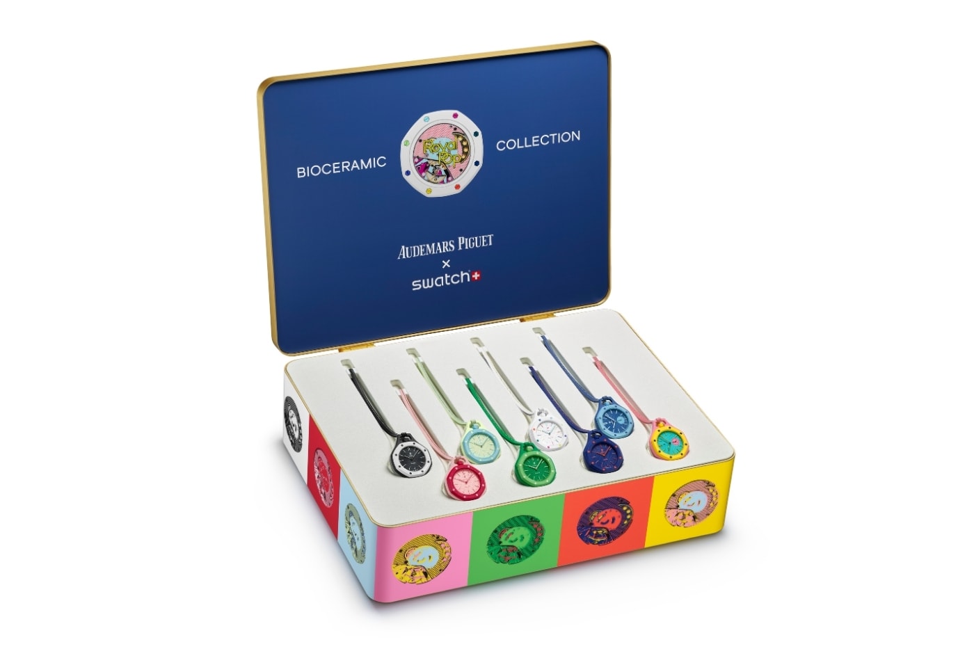 Swatch x Audemars Piguet Royal Pop Collaboration Release Info OTTO ROSSO/SSX03R100 HUIT BLANC/SSX03W100N GREEN EIGHT/SSX03G100N BLAUE ACHT/SSX03L101N  ORENJI HACHI/SSX03L103N LAN BA/SSX03L100N  OCHO NEGRO/SSX03W101N OTG ROZ/SSX03J100N