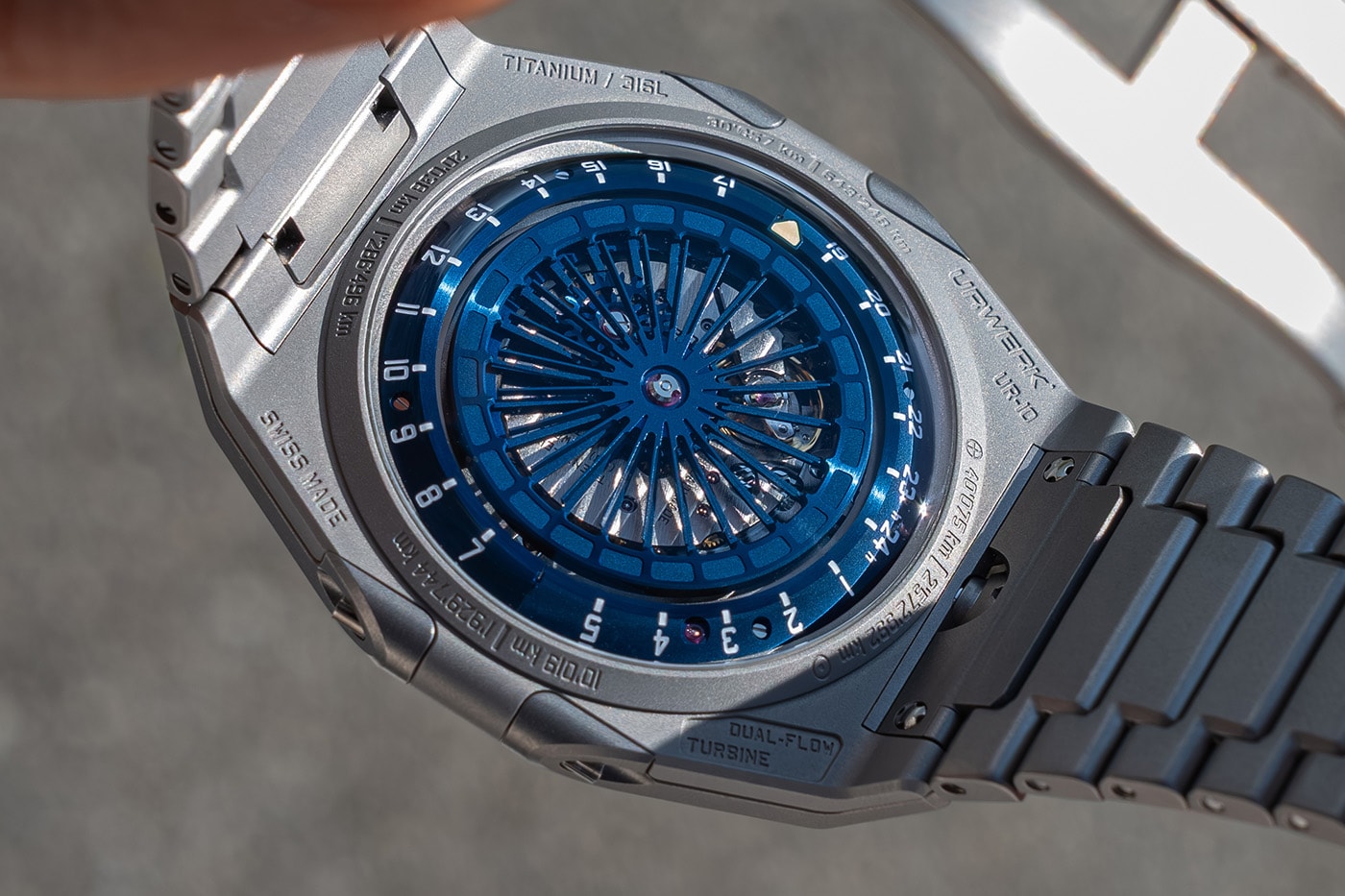 URWERK UR-10 SpaceMeter Blue Release Info