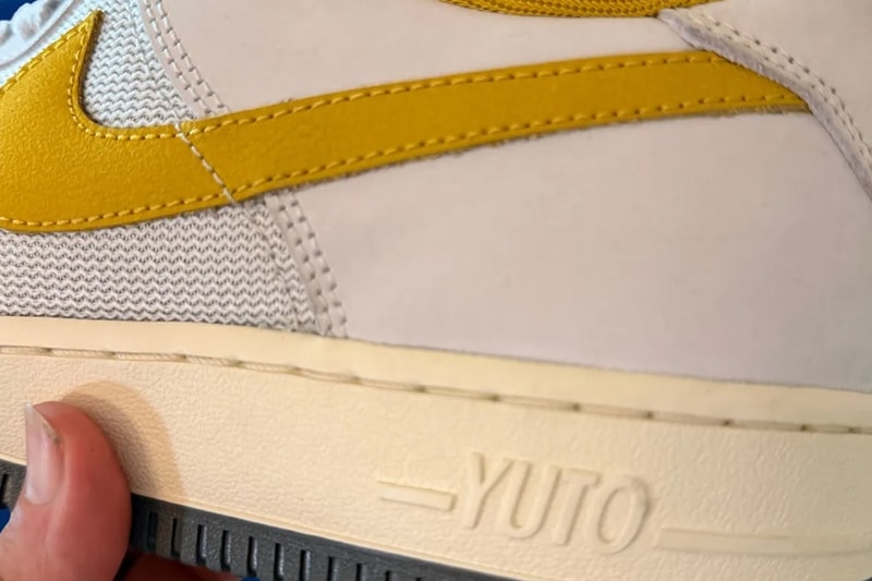 An Early Look at Yuto Horigome's Nike SB Air Force 1 Low Sample skate shoe
