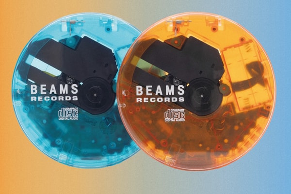 BEAMS RECORDS Portable CD Player Orange Release Info