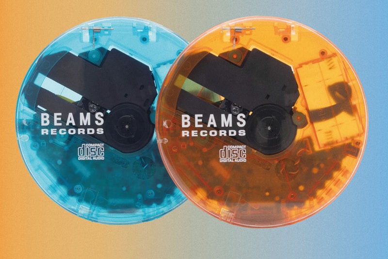 BEAMS RECORDS Portable CD Player Orange Release Info