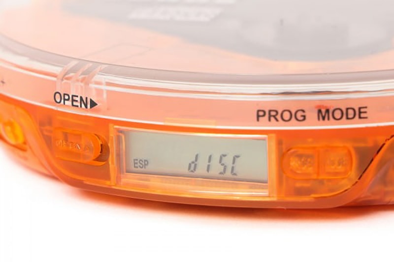 BEAMS RECORDS Portable CD Player Orange Release Info