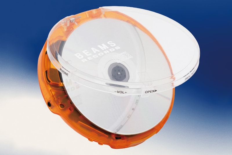 BEAMS RECORDS Portable CD Player Orange Release Info