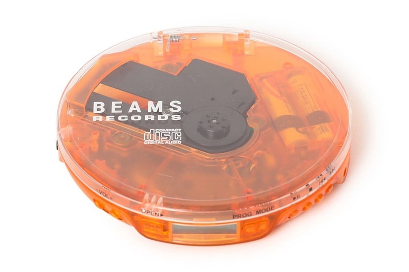 BEAMS RECORDS Portable CD Player Orange Release Info