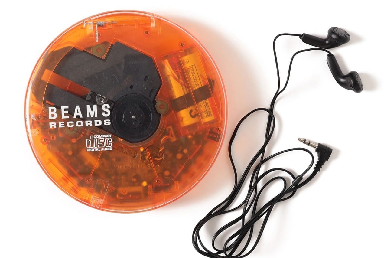 BEAMS RECORDS Portable CD Player Orange Release Info