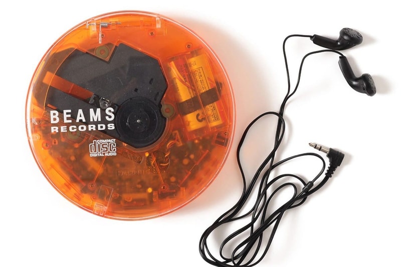 BEAMS RECORDS Portable CD Player Orange Release Info