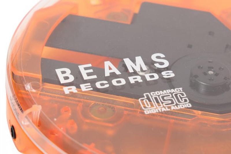 BEAMS RECORDS Portable CD Player Orange Release Info