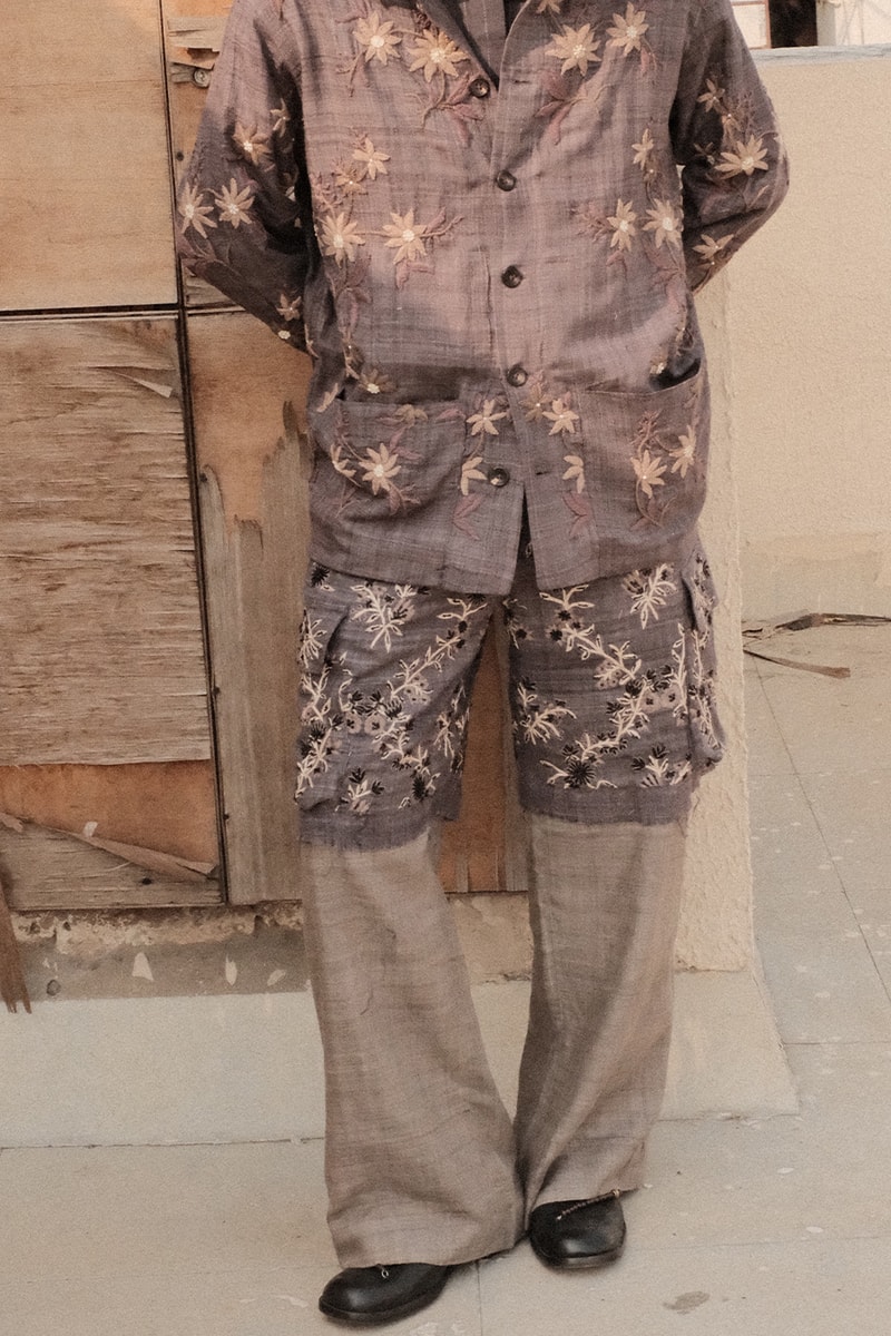 Kartik Research Drops 15 One-Of-A-Kind Chintz Jackets in Collaboration With Dover Street Market London new dehli upcycling archival