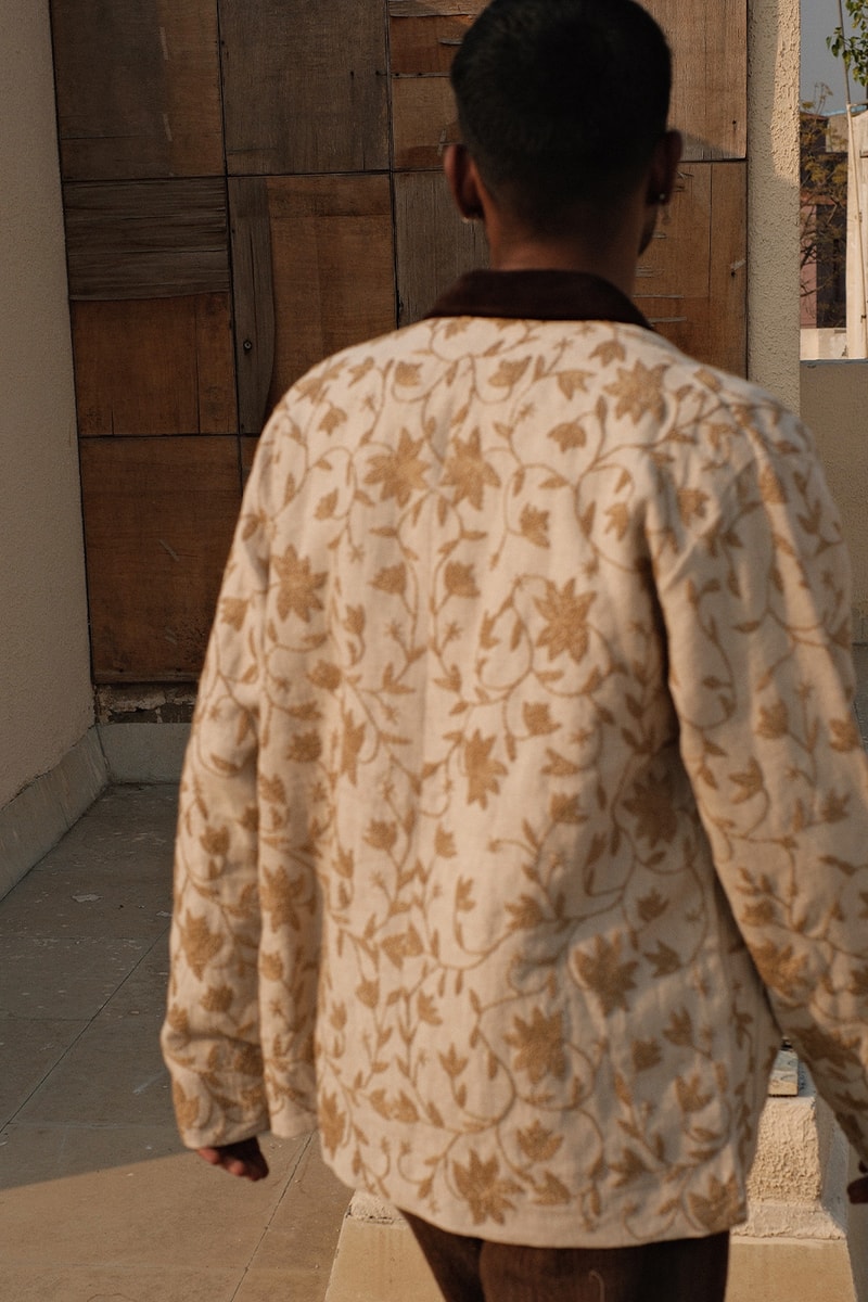 Kartik Research Drops 15 One-Of-A-Kind Chintz Jackets in Collaboration With Dover Street Market London new dehli upcycling archival