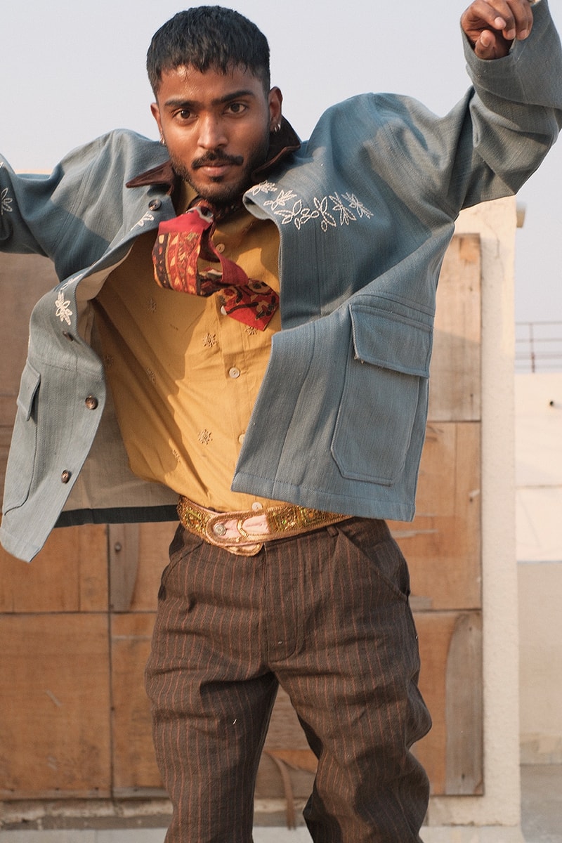 Kartik Research Drops 15 One-Of-A-Kind Chintz Jackets in Collaboration With Dover Street Market London new dehli upcycling archival