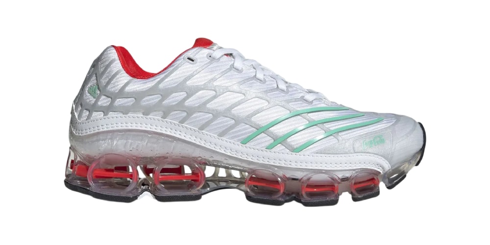 The Coca‑Cola x adidas Megaride F50 Comes in an Ice‑Cool White Colorway