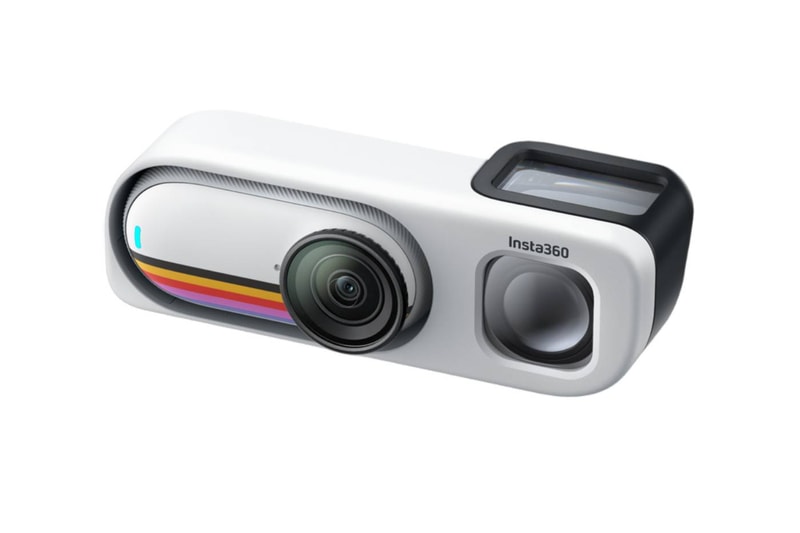 Insta360 Retro Viewfinder accessory mounted on GO 3S action camera in retro waist-level housing