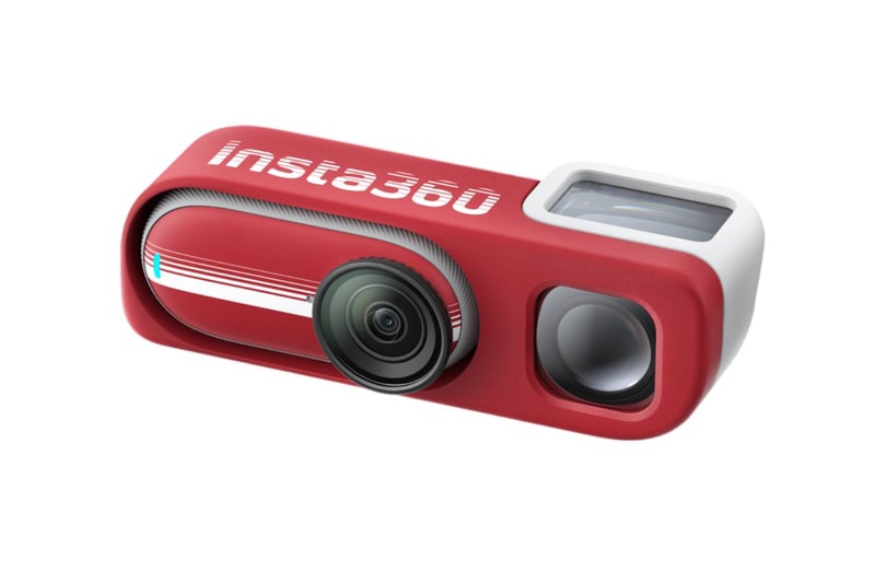 Insta360 Retro Viewfinder accessory mounted on GO 3S action camera in retro waist-level housing