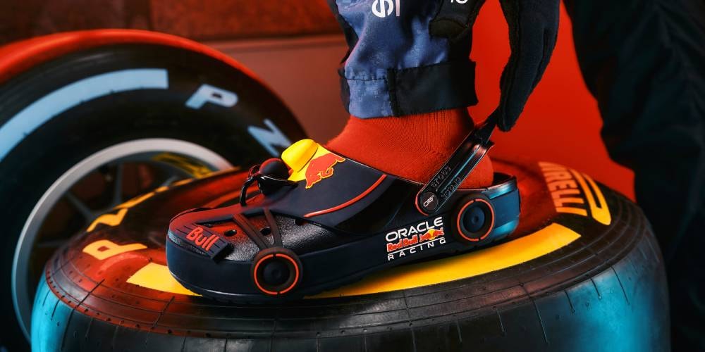 Oracle Red Bull Racing x Crocs Puts an F1 Car's Engineering Details on a Clog and It Somehow Works