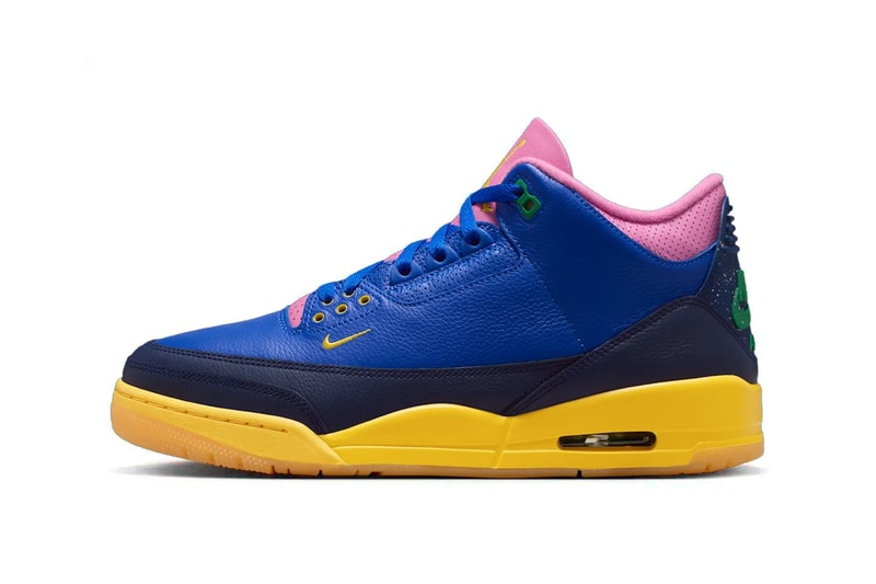 Air Jordan 3 "Brazil" Racer Blue/Blue Void-Varsity Maize-Lucky Green IV4871-400 jordan brand nike swoosh