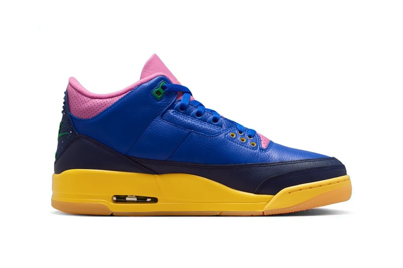 Air Jordan 3 "Brazil" Racer Blue/Blue Void-Varsity Maize-Lucky Green IV4871-400 jordan brand nike swoosh